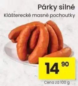 Kubík potraviny Párky silné nabídka
