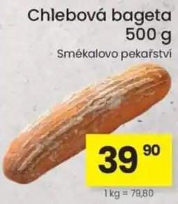 Kubík potraviny Chlebová bageta nabídka