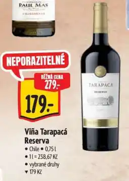 Albert Viña Tarapacá Reserva nabídka