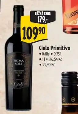 Albert Cielo Primitivo nabídka