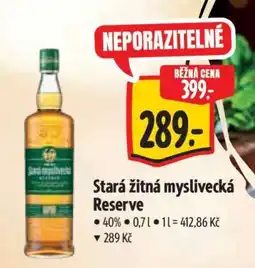 Albert Stará Žitná Myslivecká Reserve nabídka
