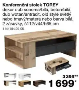 Sconto Torey konferenční stolek nabídka