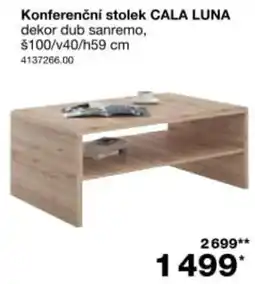 Sconto Cala luna konferenční stolek nabídka