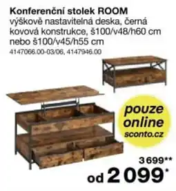 Sconto Room konferenční stolek nabídka