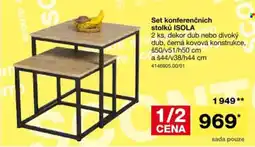 Sconto Isola set konferenčních stolků nabídka