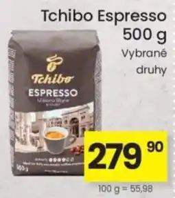 Kubík potraviny Tchibo Espresso nabídka