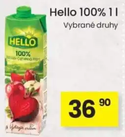 Kubík potraviny Hello 100% 1 l nabídka