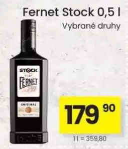 Kubík potraviny Fernet Stock nabídka