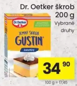Kubík potraviny Dr. Oetker jemný škrob gustin kakaový nabídka