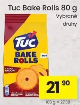Kubík potraviny Tuc bake rolls nabídka