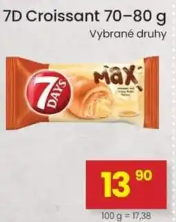 Kubík potraviny 7 Days croissant nabídka