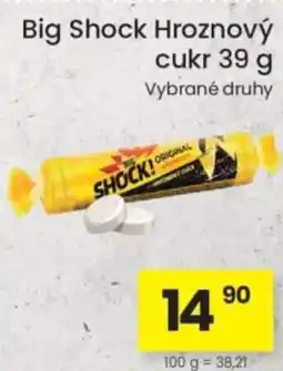 Kubík potraviny Big Shock hroznový cukr nabídka