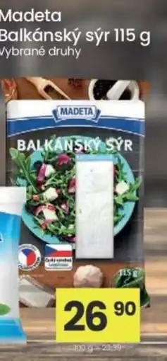 Kubík potraviny Madeta balkánský sýr nabídka