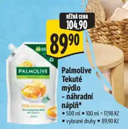 Albert Palmolive Tekuté mýdlo náhradní náplň nabídka