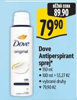 Albert Dove antiperspirant sprej nabídka
