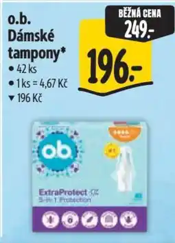 Albert O.B. DÁMSKÉ TAMPONY nabídka
