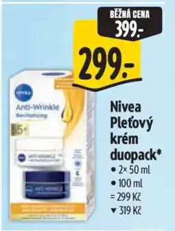 Albert Nivea Pleťový krém duopack nabídka