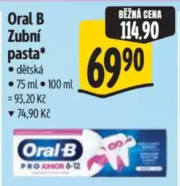 Albert Oral B Zubní pasta nabídka