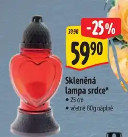Albert Skleněná lampa srdce nabídka