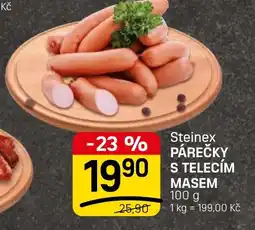 Flop Steinex párečky s telecím masem nabídka