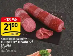 Flop Kostelecké uzeniny turistický trvanlivý salám nabídka
