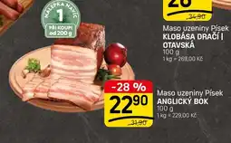 Flop Maso uzeniny Písek Anglický bok nabídka