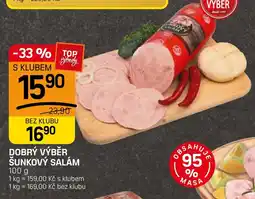 Flop Šunkový salám nabídka