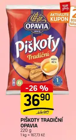Flop Opavia piškoty tradiční nabídka
