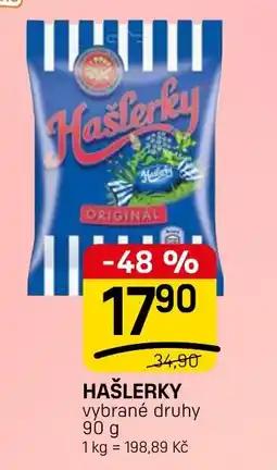Flop Hašlerky vybrané druhy nabídka