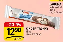 Flop Kinder Tronky nabídka