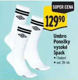 Albert Umbro Ponožky vysoké 3pack nabídka