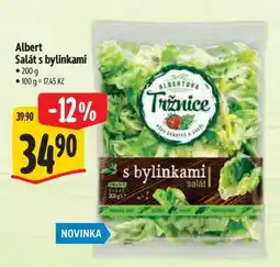 Albert Albert Salát s bylinkami nabídka