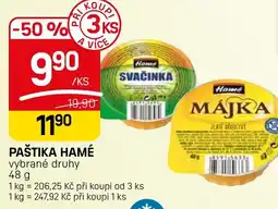 Flop Paštika hamé nabídka
