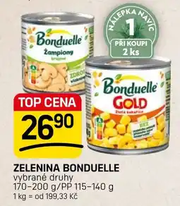 Flop Bonduelle zelenina nabídka