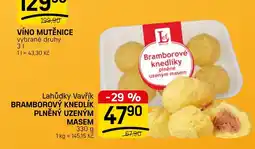 Flop Lef bramborový knedlík plněný uzeným masem nabídka