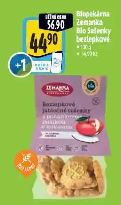 Albert Biopekárna Zemanka Bio Sušenky bezlepkové nabídka