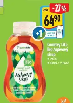 Albert Country Life Bio Agávový sirup nabídka