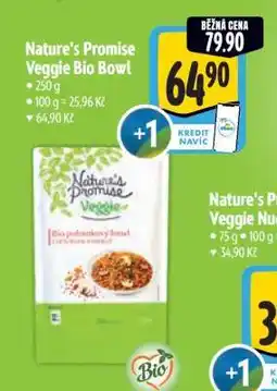 Albert Nature's Promise Veggie Bio Bowl nabídka