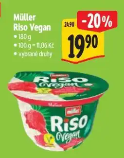 Albert Müller Riso Vegan nabídka