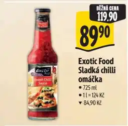 Albert Exotic Food sladká chilli omáčka nabídka