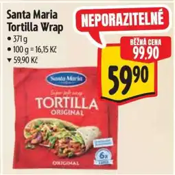 Albert Santa Maria Tortilla wrap nabídka