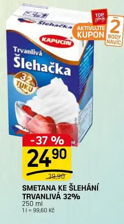 Flop Kapucin trvanlivá šlehačka nabídka