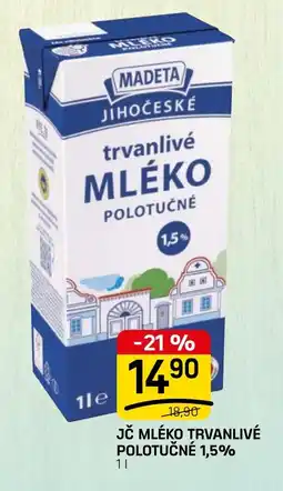 Flop Madeta mléko trvanlivé polotučné nabídka
