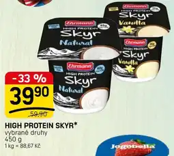 Flop Ehrmann high protein skyr nabídka