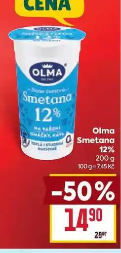 Billa Okna Smetana 12% nabídka
