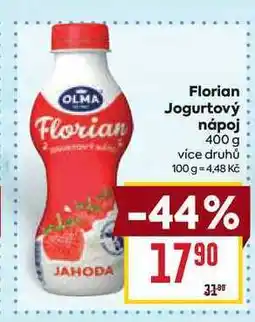 Billa Florian Jogurtový nápoj nabídka