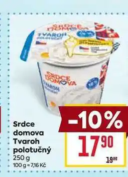 Billa Srdce domova Tvaroh polotučný nabídka