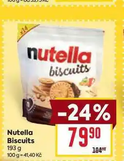 Billa Nutella Biscuits nabídka