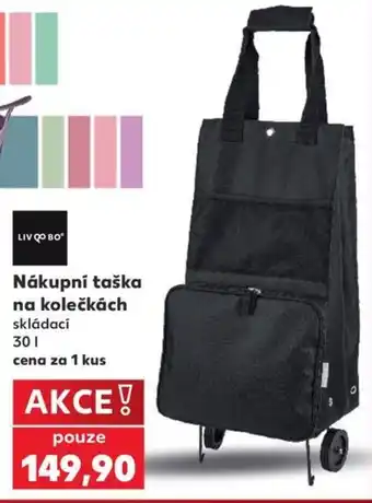 Liv Qo Bo nákupní taška na kolečkách skládací
