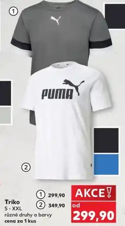 Kaufland Puma triko nabídka